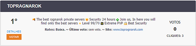 Example of a non-premium server