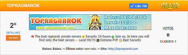 Example of a premium server